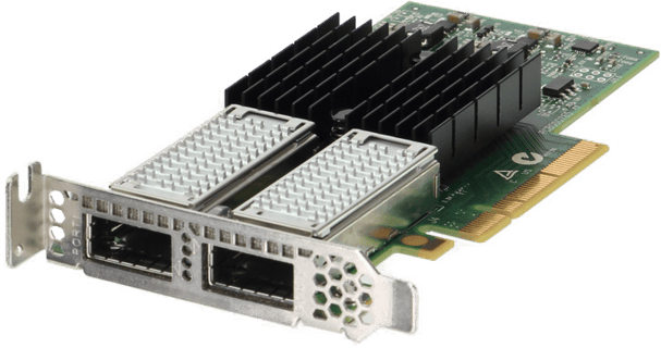 Image of Dell Mellanox ConnectX-3 CX322A Dual Port 10Gb SFP+ Low Profile (540-BBPC)