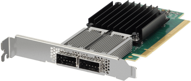 Image of Dell Mellanox ConnectX-5 EX516A Dual Port 100Gb QSFP Full Height