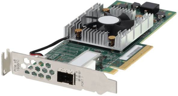 Image of Dell QLogic QLE2660 Single Port 16Gb SFP+ HBA Low Profile