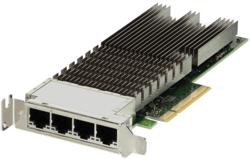 Image of Dell Intel X710-T4L Quad Port 10Gb RJ45 CNA Low Profile
