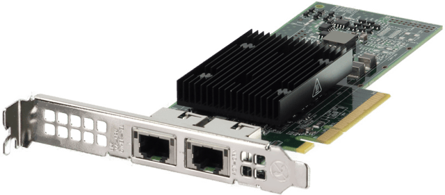 Image of Dell Intel X540-T2 Dual Port 10Gb RJ45 Kit with Full Height and Low Profile Brackets