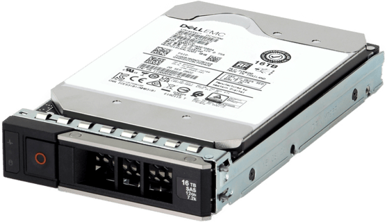 Image of Dell 16TB 7.2K 12Gbps NL SAS 3.5 HDD FIPS 512e (ME)