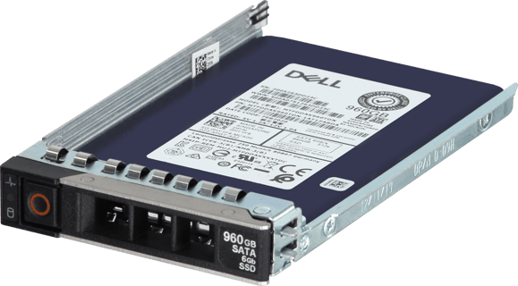 Image of Dell 960GB 6Gbps SATA Mix Use TLC 2.5 SSD 512e 5200 Max