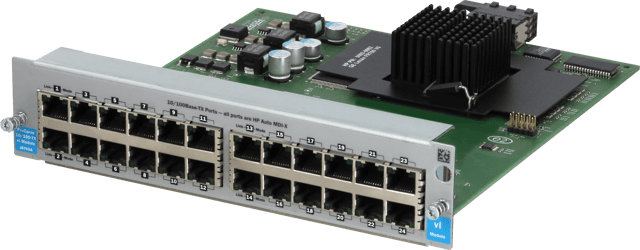 Image of HPE ProCurve 24P 10/100tx vL Switch Module