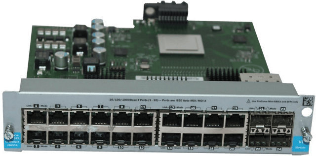 Image of HPE ProCurve 20P 1GbE 4P SFP vL Switch Module