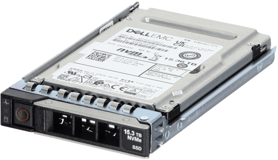 Image of Dell 15.36TB PCIe Gen4 NVMe Read Intensive TLC 2.5 SSD KCM6XRUL15T3