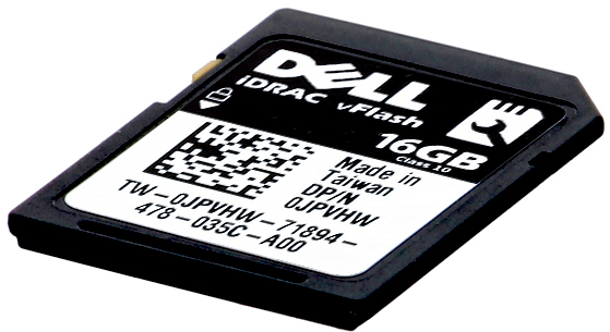 Image of Dell 16GB iDRAC vFlash SD Card