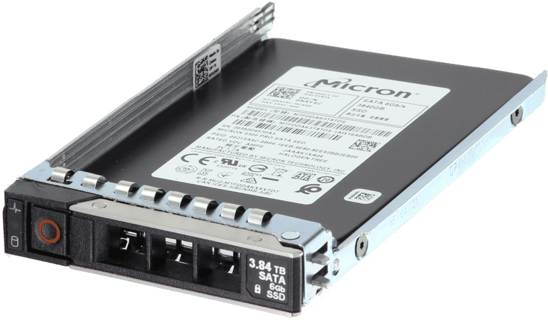 Image of Dell 3.84TB 6Gbps SATA Read Intensive TLC SED eSSC 7mm 2.5 SSD 5300 Pro