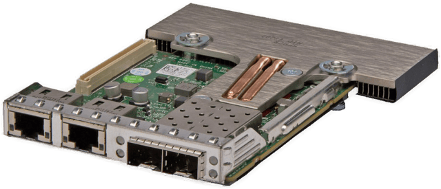 Image of Dell Emulex OCm14104B-U1-D Quad Port 10Gb SFP+ rNDC (540-BBOR)