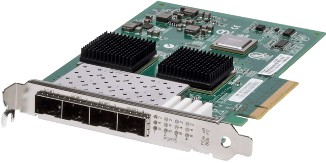 Image of Dell QLogic QLE2564 8Gb QP SFP+ HBA