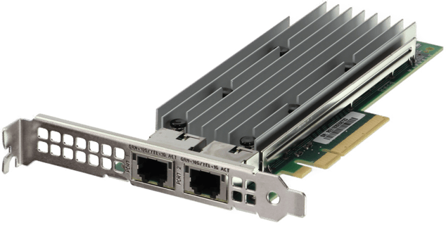 Image of Dell QLogic QL41132HFRJ Dual Port 10Gbe RJ45 Full Height