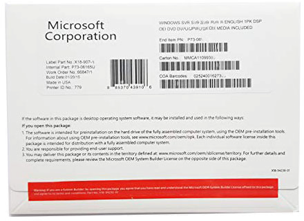 Image of Microsoft Windows Server 2008 STD R2 w/SP1 x64 5 CALS