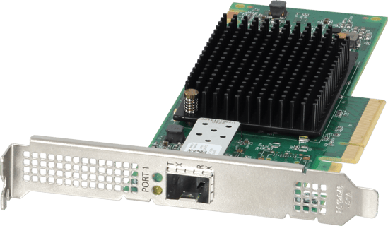 Image of Dell Emulex LPe32000 Single Port 32Gb Fibre Channel SFP+ HBA Full Height