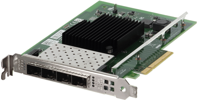 Image of Dell Intel X710-DA4 Quad Port 10Gb SFP+ CNA Full Height