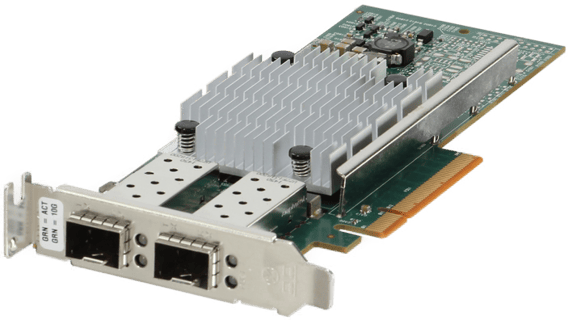 Image of Dell QLogic QLE8442-CU Dual Port 10Gb SFP+ CNA Low Profile