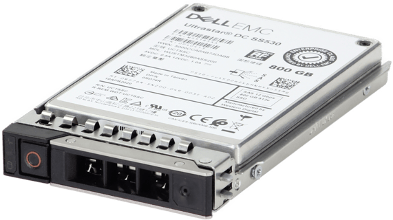 Image of Dell 800GB 12Gbps SAS Mix Use TLC 2.5 SSD 512e DC SS530