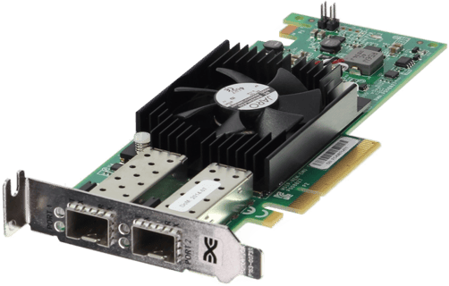 Image of Dell Emulex OCe14102UXD Dual Port 10Gb SFP+ CNA Low Profile