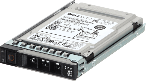 Image of Dell 3.2TB 24Gbps SAS Mix Use TLC SED/FIPS 2.5 SSD KPM7WVUG3T20 (ME)