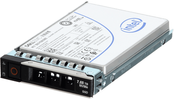 Image of Dell 7.68TB PCIe Gen4 NVMe Read Intensive TLC 2.5 SSD D7-P5500