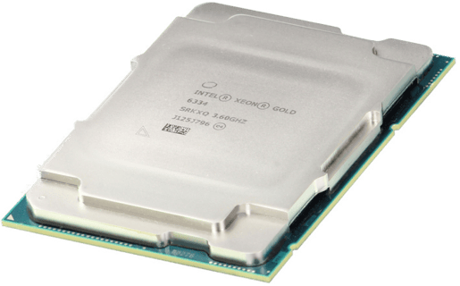 Image of 8-Core 3.6GHz (3.7GHz) 3200MHz 18M 165W - Intel Xeon Gold 6334
