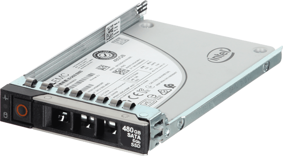 Image of Dell 480GB 6Gbps SATA Read Intensive TLC 7mm 2.5 SSD S4510