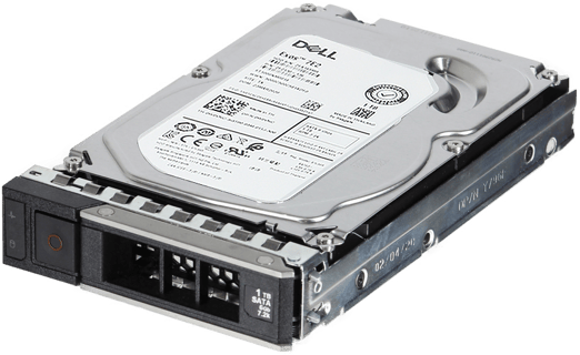 Image of Dell 1TB 7.2K 6Gbps SATA 3.5 HDD 512n CPO