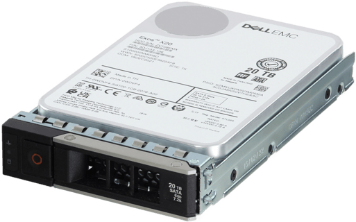 Image of Dell 20TB 7.2K 6Gbps SATA 3.5 HDD 512e