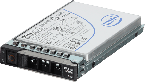 Image of Dell 15.36TB PCIe Gen4 NVMe Read Intensive QLC 2.5 SSD D5-5316
