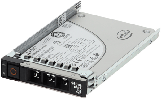 Image of Dell 960GB 6Gbps SATA Mix Use TLC 7mm 2.5 SSD S4610