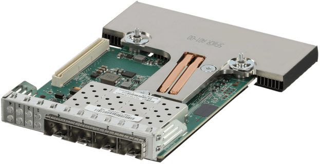 Image of Dell Qlogic FastLinQ QL41164 Quad Port 10Gb SFP+ rNDC