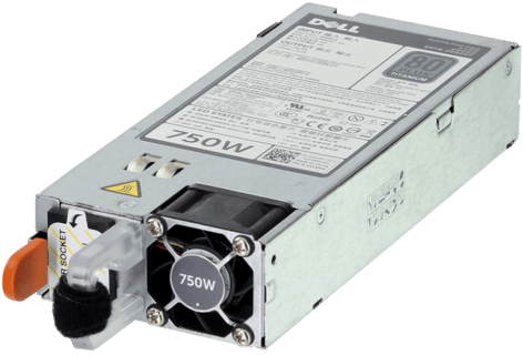 Image of Dell 750W 80+ Titanium 220V-240V PSU (12G)