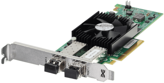 Image of Dell Emulex OCe14102UXD Dual Port 10Gb SFP+ CNA Full Height
