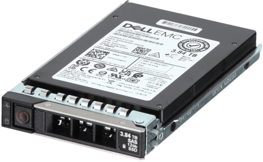 Image of Dell 3.84TB 12Gbps vSAS Mixed Use TLC 512e SED 2.5 SSD XS3840LE70134