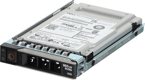 Image of Dell 960GB PCIe Gen4 NVMe Read Intensive TLC 2.5 SSD KCD8XRUG960G