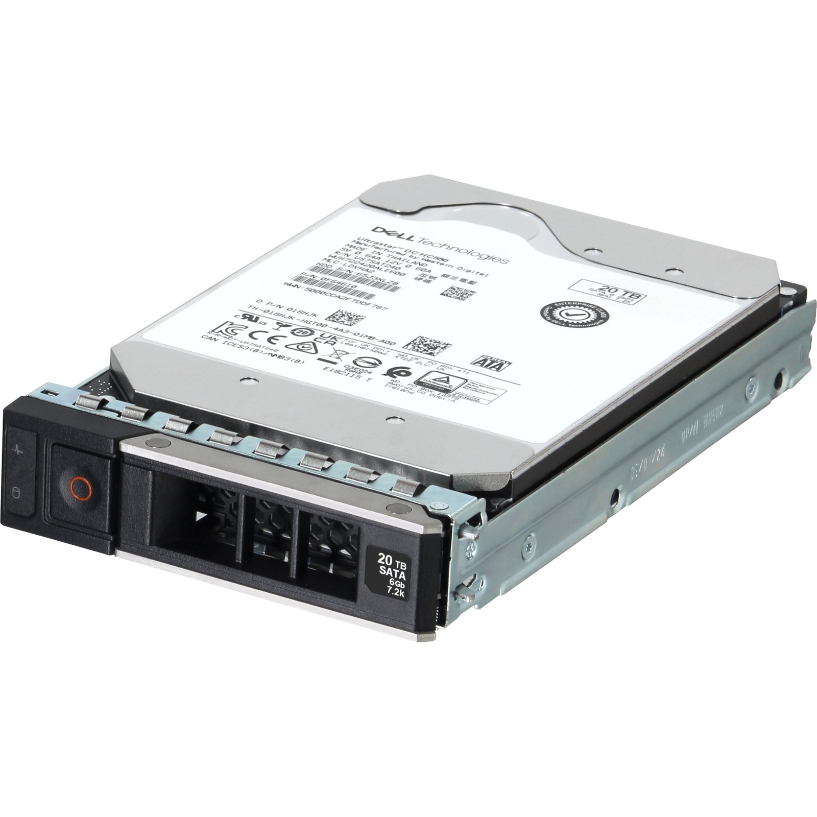 Dell 20TB 7.2K 512e 6Gbps SATA 3.5 HDD Ultrastar DC HC580 (18HJK
