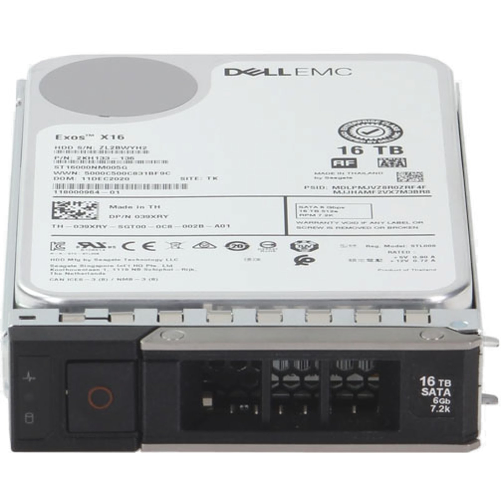 Disco Duro Dell 12tb 7.2k Rpm Sata 6gbps | Cuotas Sin Interés