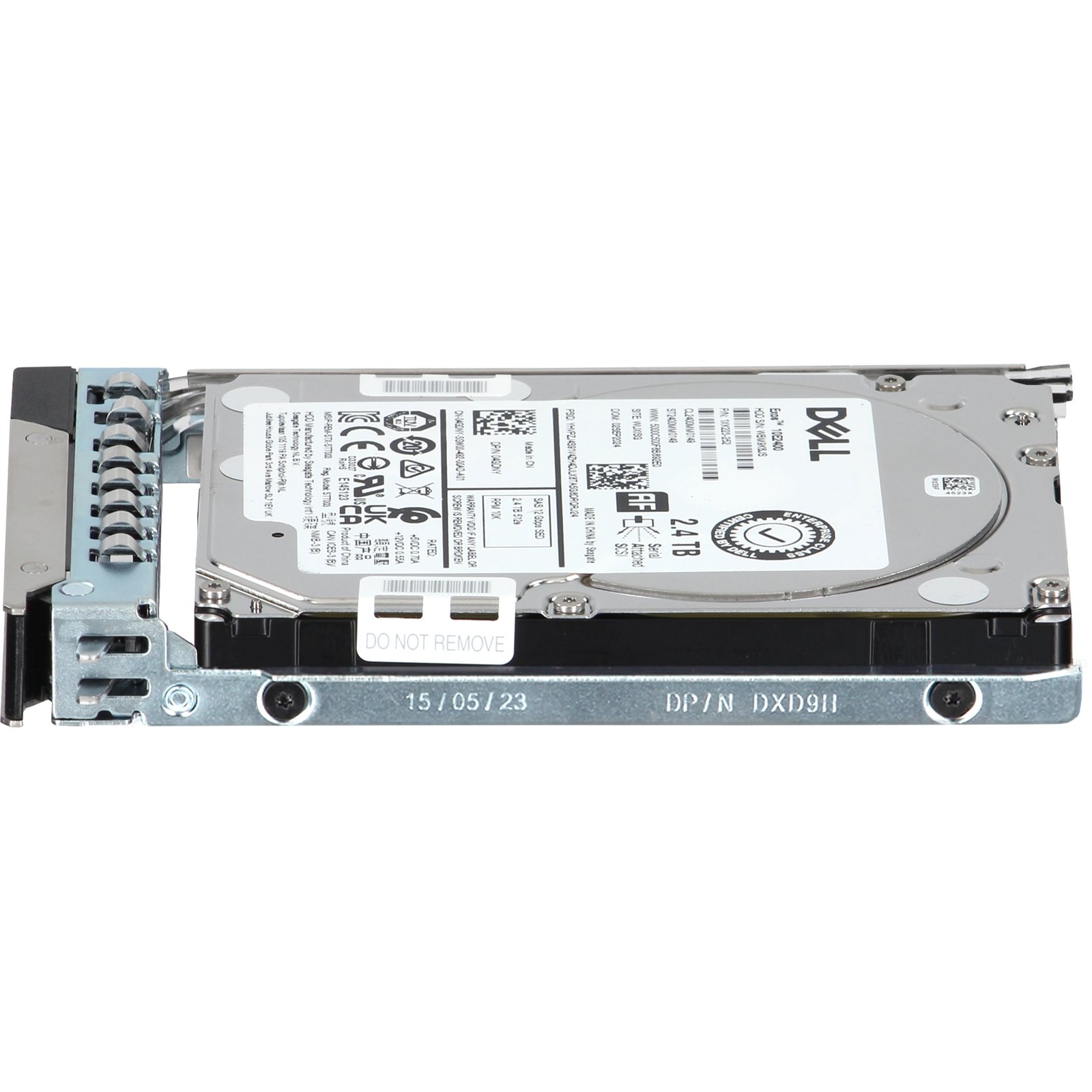 Dell 2.4TB 10K 512e 12Gbps SAS SED FIPS 2.5 HDD Exos 10E2400 (CL