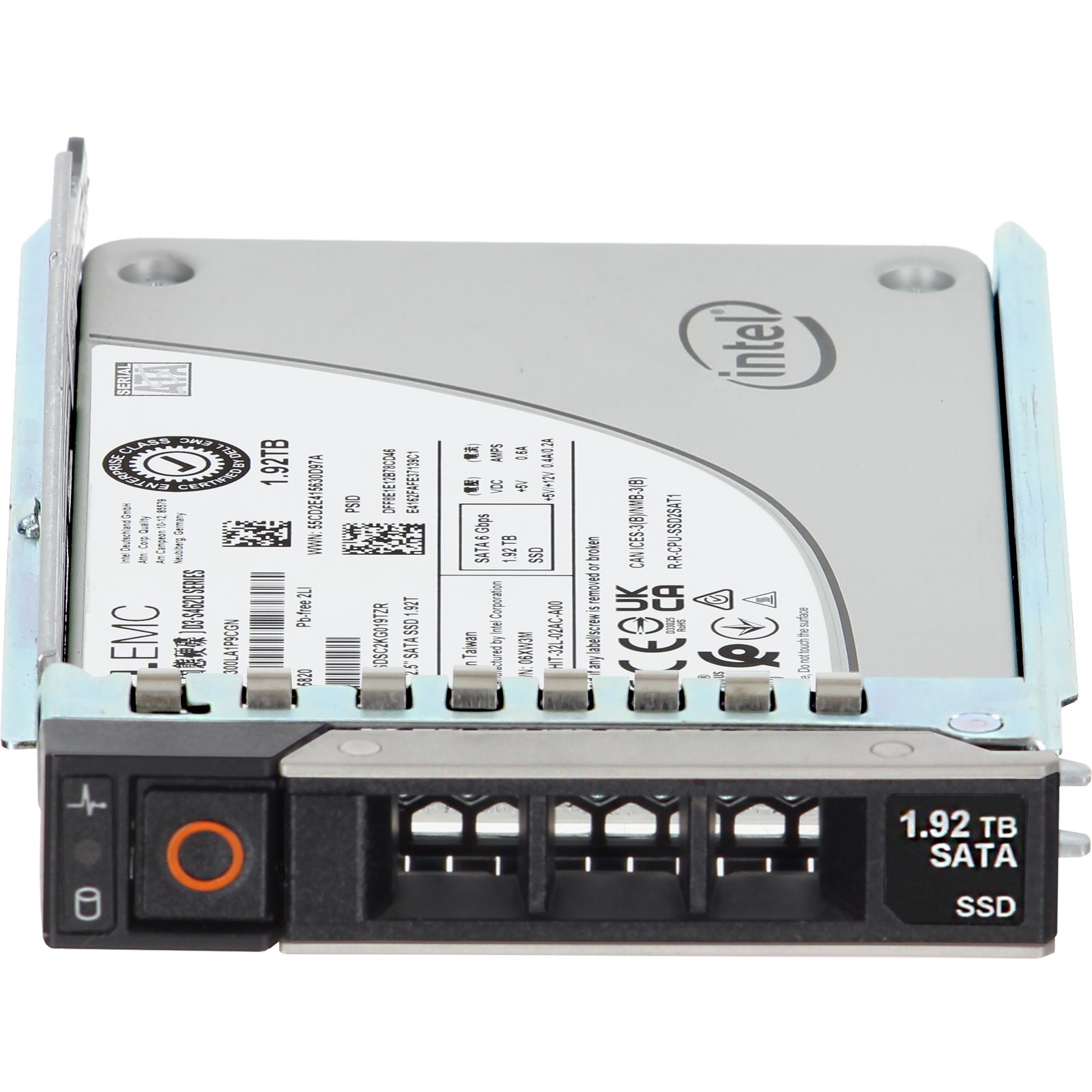 Dell 1.92TB 6Gbps SATA MU TLC 7mm 2.5 SSD D3-S4620 (6XW3M