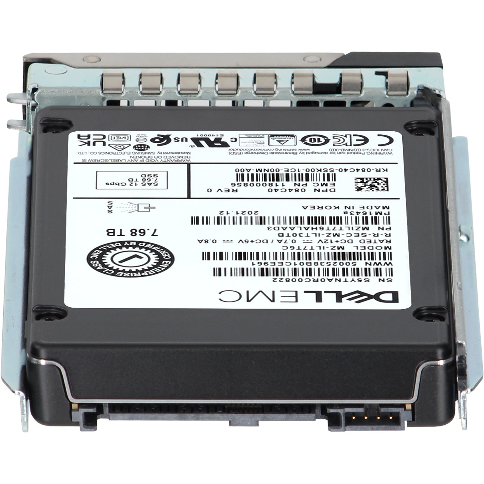 84C40-CP1 Dell 7.68TB 12Gbps SAS RI TLC 2.5 SSD PM1643a CPO | eBay