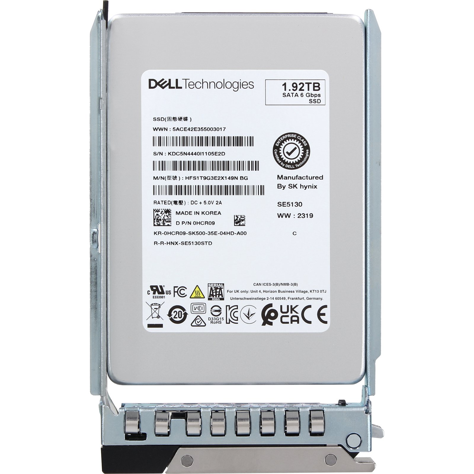 Dell 1.92TB 6Gbps SATA MU TLC 7mm 2.5 SSD SE5130 (HCR09) | eBay