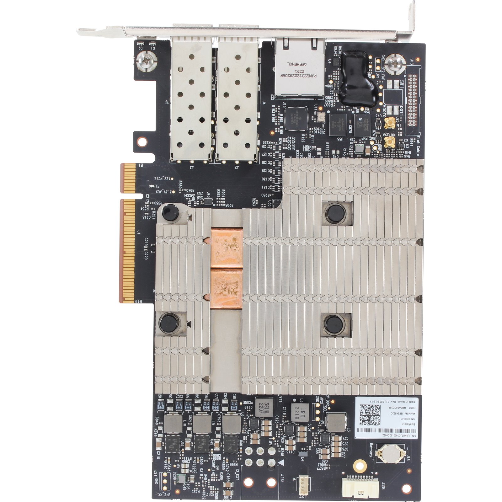 KK7JD Dell NVIDIA BlueField-2 2x25Gb SFP56 PCIe 4.0 x8 FHHL DPU | eBay