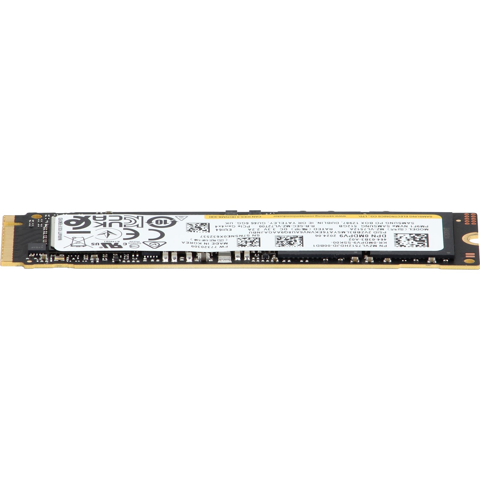 Dell Samsung 512GB PCIe Gen4 NVMe Class 40 TLC 2280 M.2 SSD PM9F1