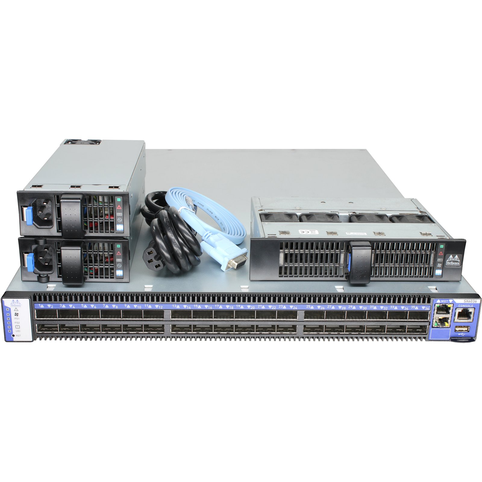Mellanox MSX6036T-1SFS 36P 40Gb/s FDR QSFP+ P2C InfiniBand Switch