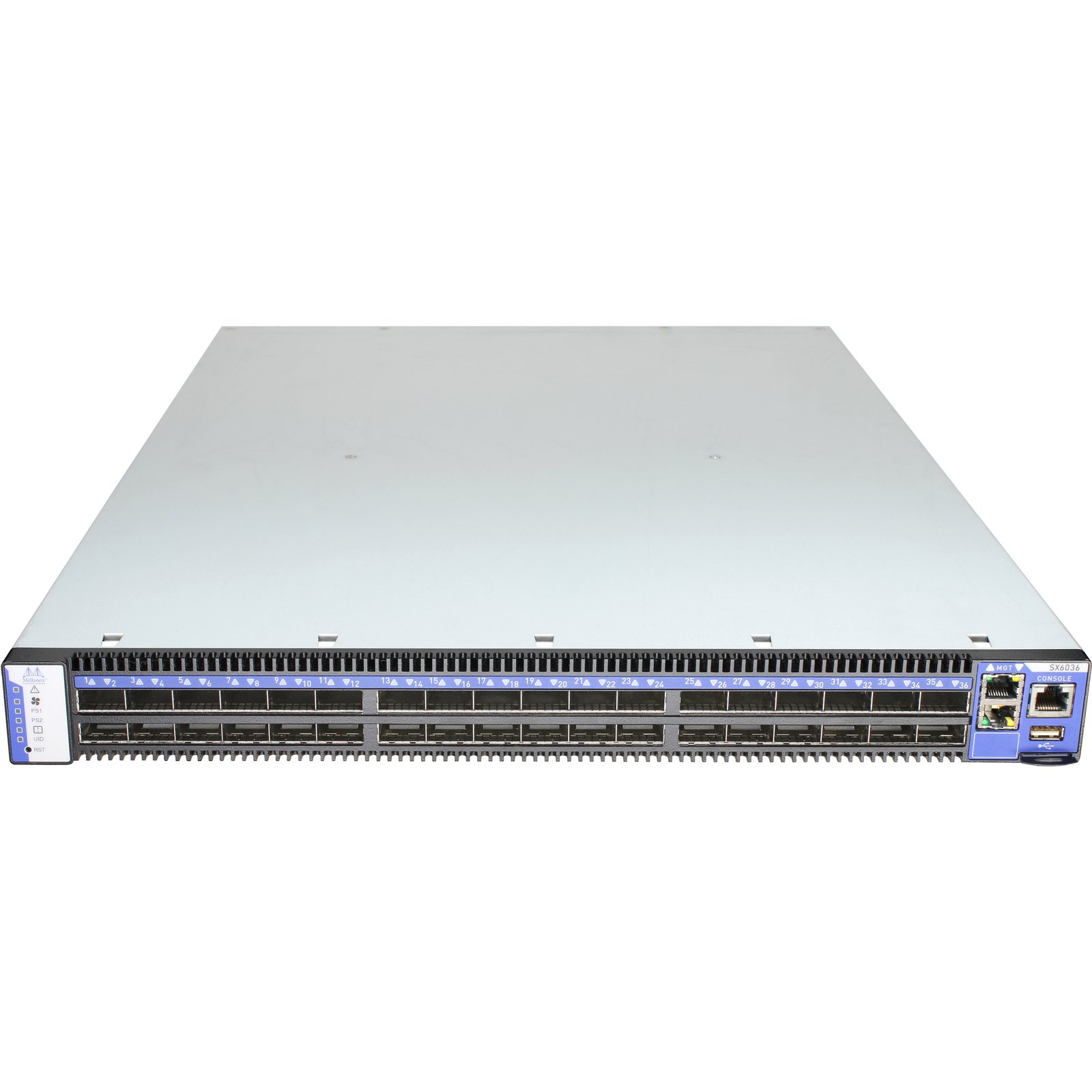 Mellanox MSX6036T-1SFS 36P 40Gb/s FDR QSFP+ P2C InfiniBand Switch