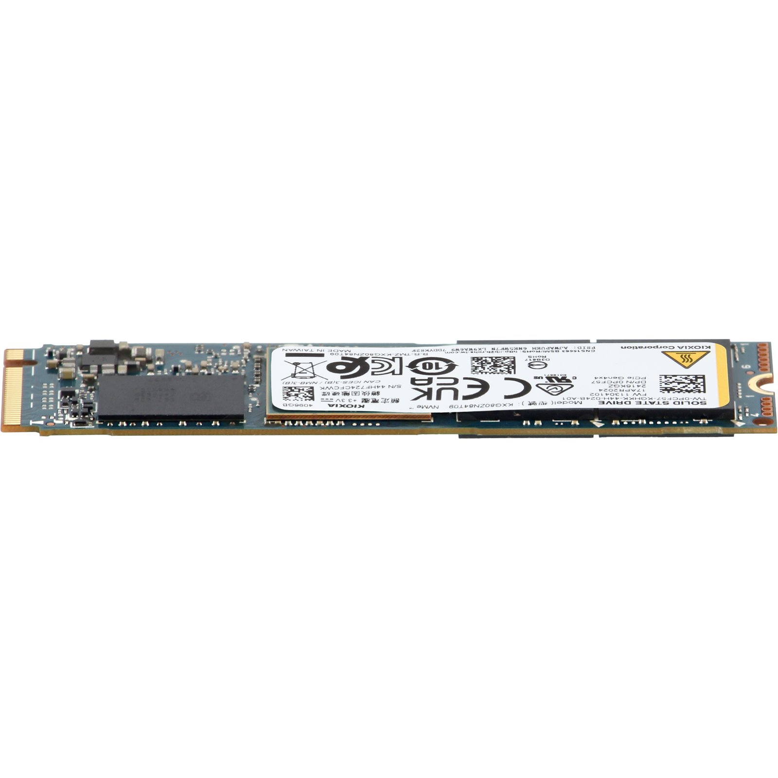 Dell Kioxia 4TB PCIe Gen4 NVMe Class 40 TLC 2280 M.2 SSD XG8 