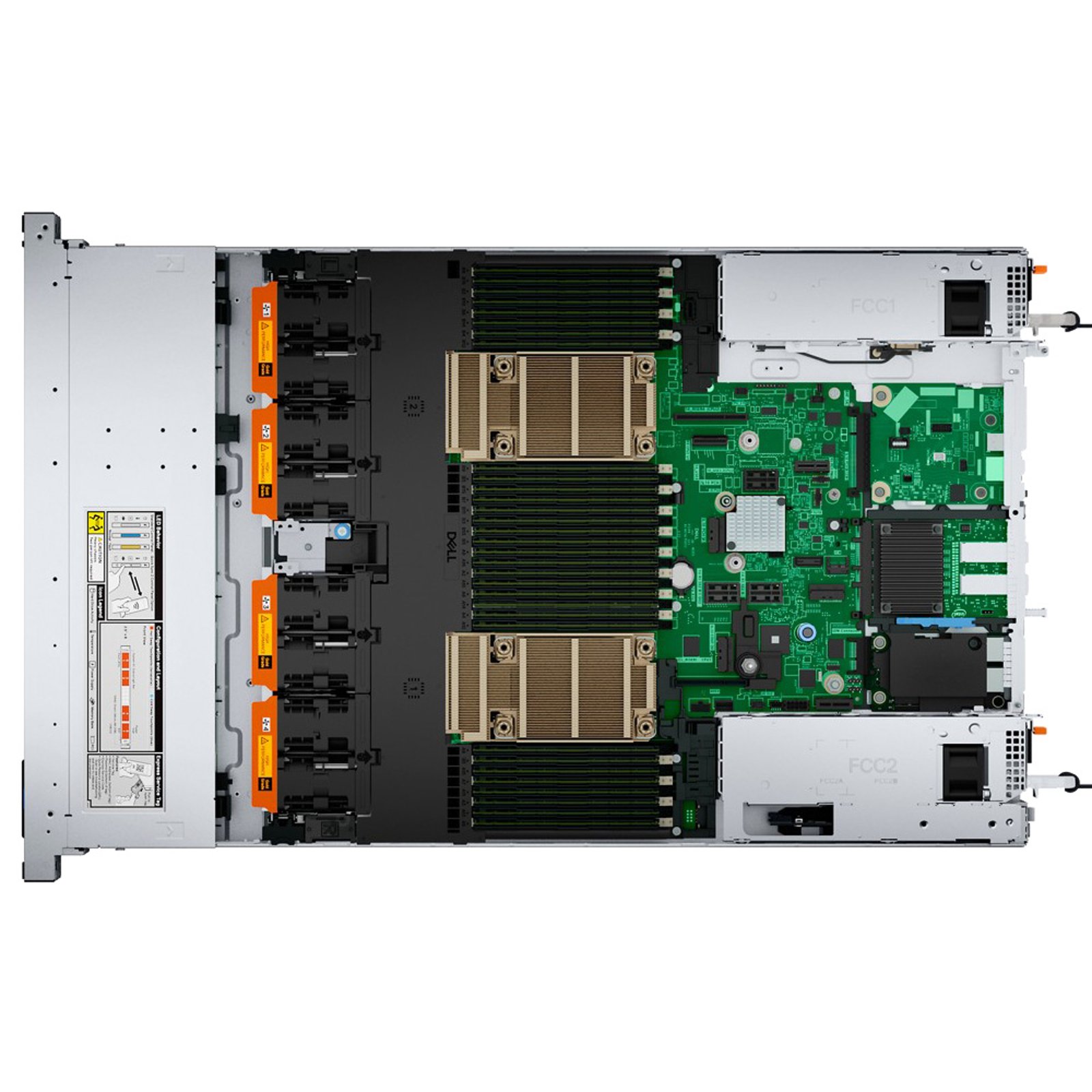 Poweredge R660 Chassis Dell R660 PowerEdge Server 2x Silver 4509Y 8C 64GB 2x 2.4TB 10K SAS ...