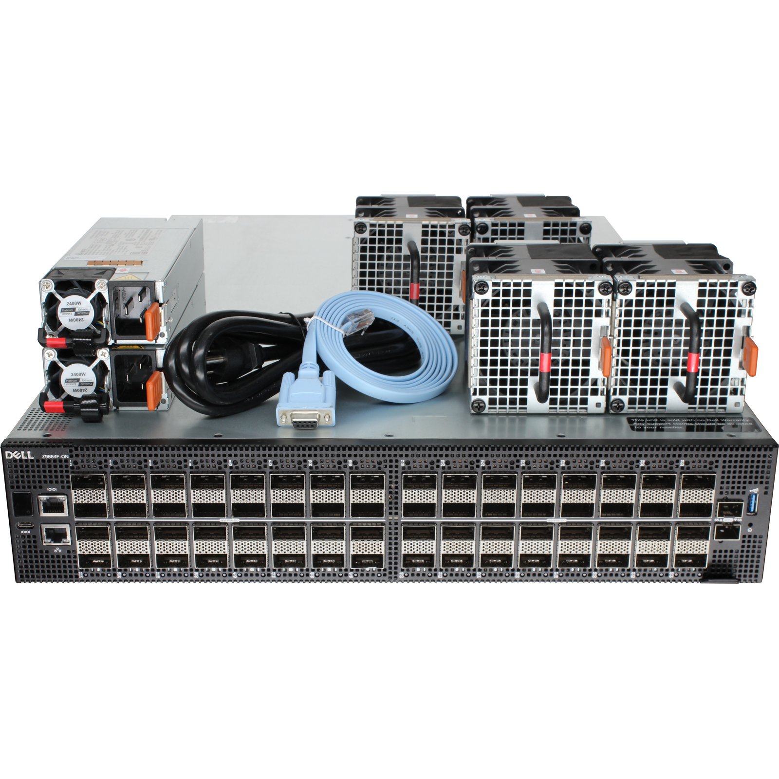 Dell Networking Z9664F-ON 64P 400GbE QSFP56-DD OS10 Switch