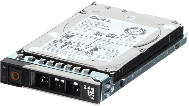1D0F5 Dell 2.4TB 10K 512e 12Gbps SAS 2.5 HDD Exos 10E2400 (BL