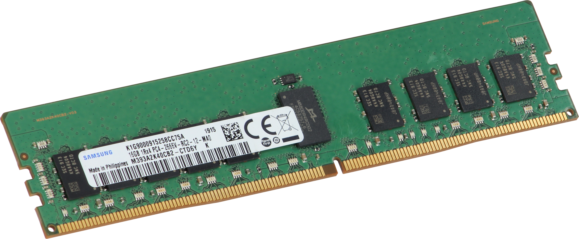 メモリー Micron 128GB DDR4-2666 RDIMM ECC HPE Kingston Server Premier 16GB 2666MT/s DDR4 ECC CL19 DIMM 2Rx8