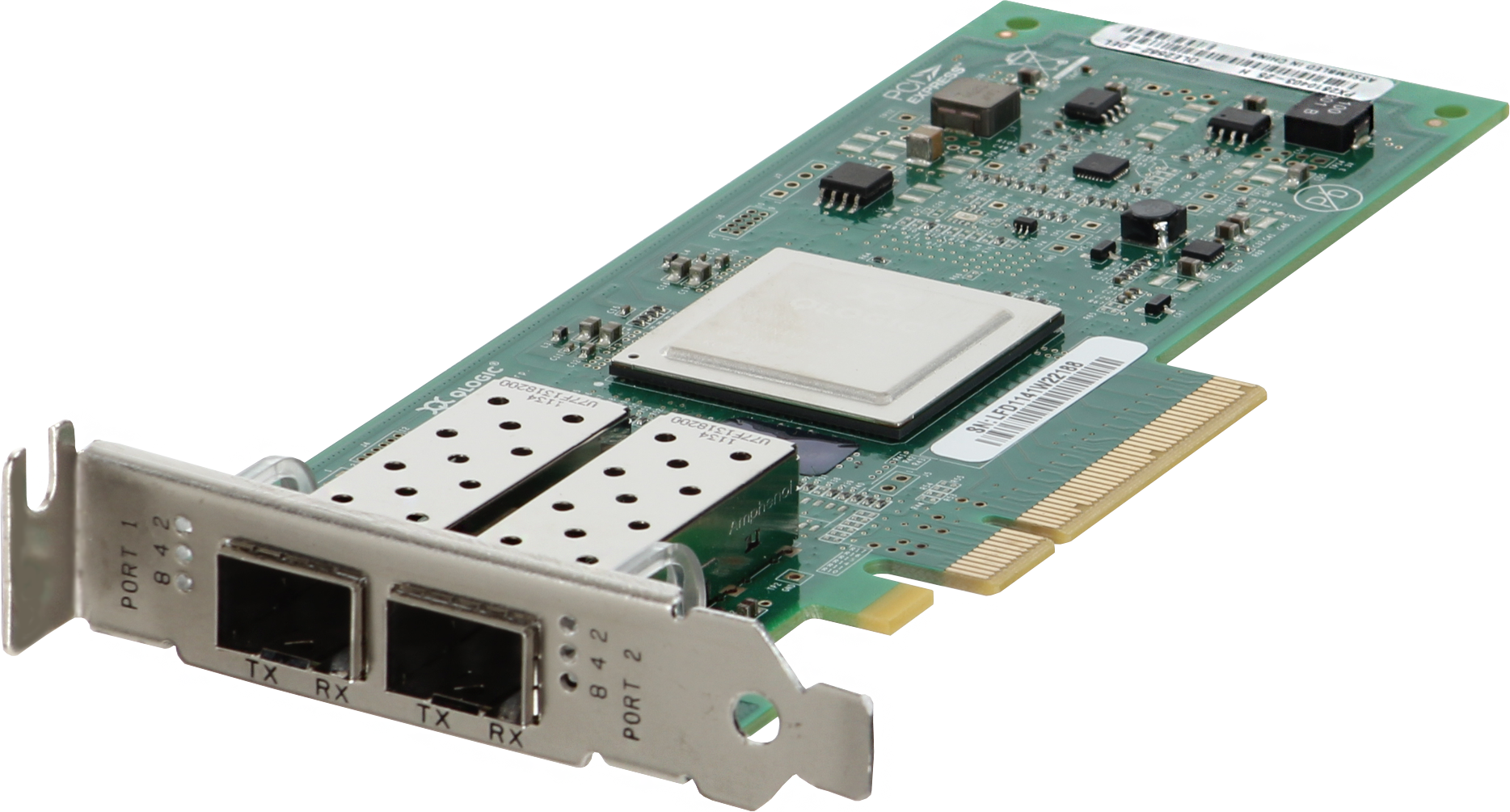 Dell QLogic QLE2562 Dual Port 8Gb Fibre Channel HBA Low Profile